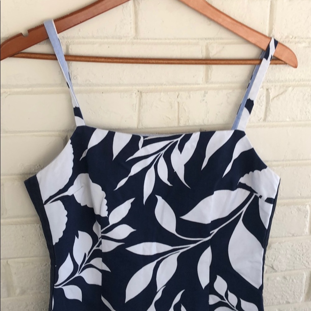 Tommy Hilfiger Blue & White Floral Pencil Dress 8 - Picture 3 of 5